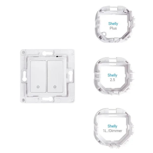 Shelly Wall Switch 2 Spínač, bílý Shelly Wall Switch 2 Spínač, bílý